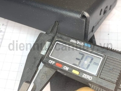 Pat (Bas) sắt bàn trang điểm, sơn đen cát 3 - 320x100x3mm