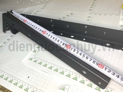 Pat (Bas) sắt bàn trang điểm, sơn đen cát, 440x100x3mm