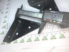 Pat (Bas) góc, sơn đen mờ 2x24x70x70mm