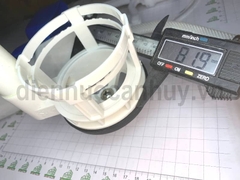 Bộ xả nhấn liền khối cao xanh