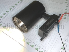 RD12-TT-04 đèn rọi 12W vỏ đen thấu kính ánh sáng trung tính