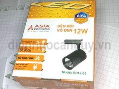 RD12-TT-04 đèn rọi 12W vỏ đen thấu kính ánh sáng trung tính