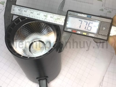 RD12-TT-04 đèn rọi 12W vỏ đen thấu kính ánh sáng trung tính
