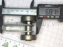 Bi treo 2 bánh nhỡ cửa lùa sắt