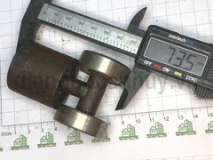 Trụ xoay 2 bánh to cửa lùa sắt