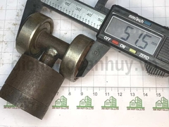 Trụ xoay 2 bánh to cửa lùa sắt