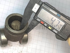 Trụ xoay 2 bánh to cửa lùa sắt