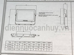 Đèn led pha Philips 150W BVP120 G2