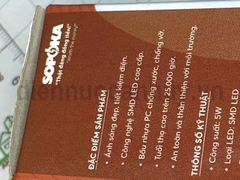 Bóng nến đui nhỏ E14 VÀNG 5W Sopoka CV5W