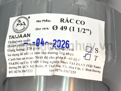 Rắc co nhựa pvc phi 48 TAIJAAN