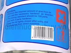 Keo dán đá hai thành phần Teeniax 0.8L Trắng