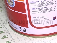 Sơn dầu Lobster thái mầu Xám đậm Dawn Gray 927 lọ 3 lít (10m2/lọ)