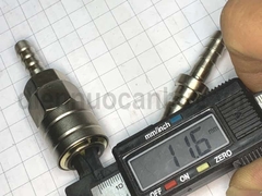 Bộ đầu nối nhanh khí nén OEM  Z- SH20 + PH20 Thép mạ Tự động khóa một tay