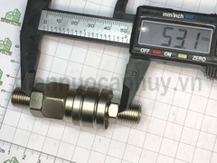 Bộ đầu nối nhanh khí nén OEM Z- SM20 + PM20 Thép mạ Tự động khóa một tay