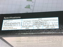 Bộ đầu nối nhanh khí nén OEM Z- SM20 + PM20 Thép mạ Tự động khóa một tay