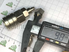 Bộ đầu nối nhanh khí nén OEM Z- SP30 + PP30 Thép mạ Tự động khóa một tay