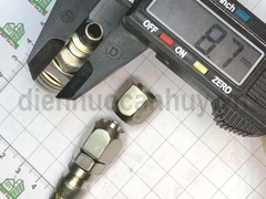 Bộ đầu nối nhanh khí nén OEM Z- SP30 + PP30 Thép mạ Tự động khóa một tay