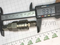 Bộ đầu nối nhanh khí nén OEM Z- SP20 + PP20 Thép mạ Tự động khóa một tay