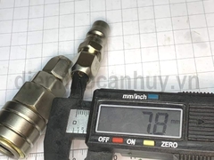 Bộ đầu nối nhanh khí nén OEM Z- SP20 + PP20 Thép mạ Tự động khóa một tay