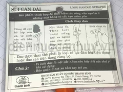 Sủi tường lưỡi dao trổ cán sắt dài 30cm