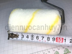 Lăn sơn thanh bình trắng to ngắn 10cm D60