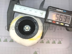 Lăn sơn thanh bình trắng to ngắn 10cm D60