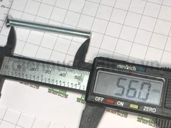 BL đầu côn 5x60 Bulong đầu bằng bake 4 cạnh