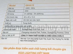 Quạt hút mùi thông gió âm trần Asia QHA15-01