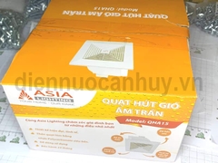 Quạt hút mùi thông gió âm trần Asia QHA15-01