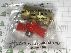 Van bi đồng tay lơ đỏ MIHA PN16 ống DN15 ren trong 12inch (20mm)