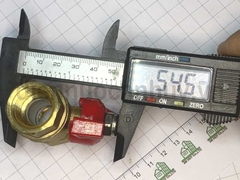 Van bi đồng tay lơ đỏ MIHA PN16 ống DN15 ren trong 12inch (20mm)