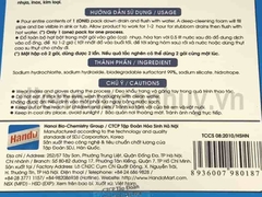 Hando bộ thông vòi chậu rửa mặt, rửa bát 100g