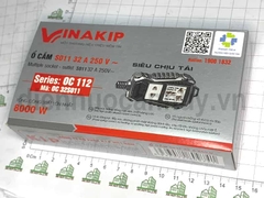 Vinakip 2 phích (1 đơn 1 đa năng) 8000W xám Ổ không dây chịu tải