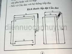 Cầu dao hộp đảo chiều 3p 150A 660V công suất lớn
