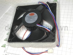 Quạt Hitachi 3 dây DC12V-0.17A- 2.04W Model HH004140A 12.5x12.5 cm