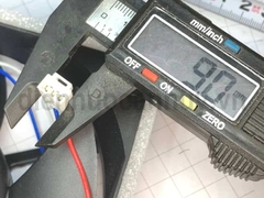 Quạt Hitachi 3 dây DC12V-0.17A- 2.04W Model HH004140A 12.5x12.5 cm