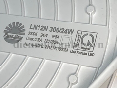 Đèn led ốp trần Rạng Đông LN12N 300/24W tròn as Trắng