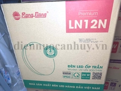 Đèn led ốp trần Rạng Đông LN12N 300/24W tròn as Trắng