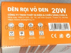 Đèn rọi 20W vỏ đen ánh sáng vàng Asia RD20-03