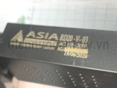 Đèn rọi 20W vỏ đen ánh sáng vàng Asia RD20-03