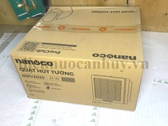 Quạt hút mùi Nanoco 21V NWV2020 tường lỗ mở 250x250