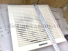 Quạt hút mùi Nanoco 21V NWV2020 tường lỗ mở 250x250