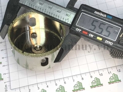 mũi khoan kính, khoét gạch phi 55 phù hợp lỗ khoét gạch cho ống ppr 40