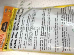 Lioa ổ cắm 5 ổ đa năng  + 7 ổ đơn có tiếp địa, dây dài 3m