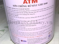 Sơn ATM 1040 thái chống rỉ ghi 0.8 lít (1 hộp/kg)