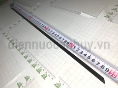 Dây rút inox 304 có nhúng nhựa đen 500x7.9 DOBON - bản to