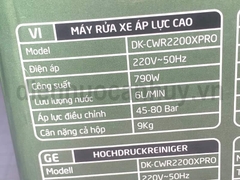 máy rửa xe dekton