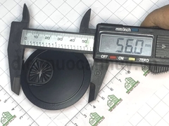 Nắp luồn dây điện cho bàn văn phòng bằng kim loại phi 50  màu đen mờ