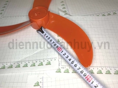 Cánh quạt nhựa công nghiệp 400 mầu cam đỏ 3 cánh nhỏ, hàng gia công