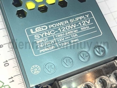 Nguồn led dây hộp vỏ đen 120-12 12v 10A (120w)